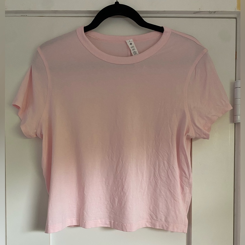 Lululemon Athletica Pink Short Sleeve Tee